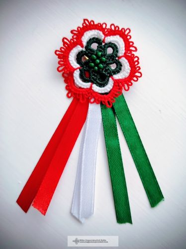 Kokárda-hajócsipke-trikolor