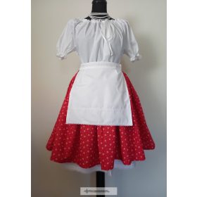 Női ruha együttes, piros