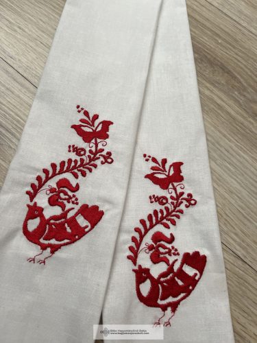 Hímzett vőfélyszalag- népmesés