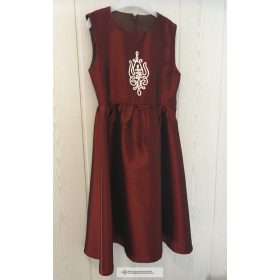 Bordó koszorúslány ruha