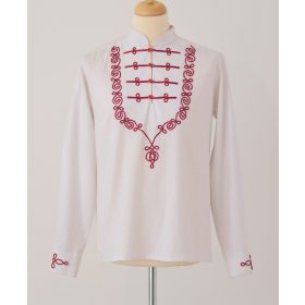 Új ember ing, bordó zsinórral