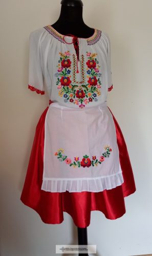 Embroidered dress ensemble