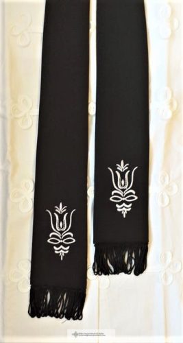 Bocskai tie- embroidered 2