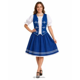 Női mellény-kék