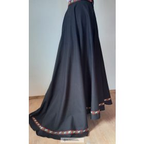 Lovagló szoknya, uszályos