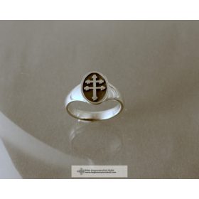 KIS KETTŐS KERESZTES PECSÉTGYŰRŰ