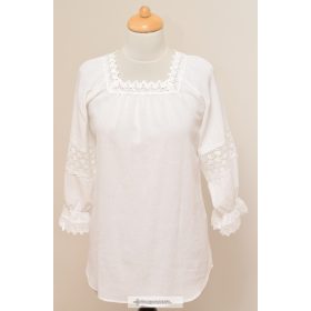 Lace white blouse- Lilla