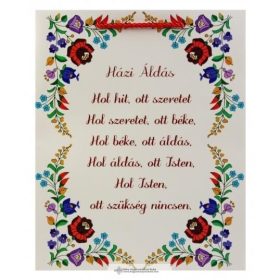 HÁZI ÁLDÁS DÍSZTASAK ÁLLÓ-KALOCSAI