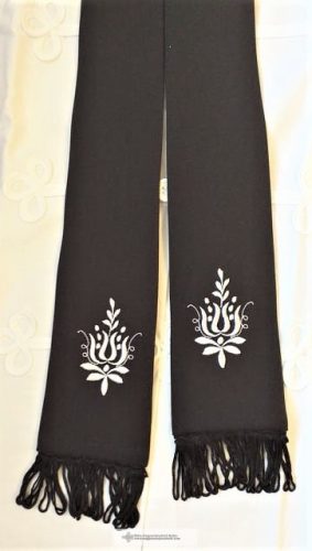 Bocskai tie- embroidered 4