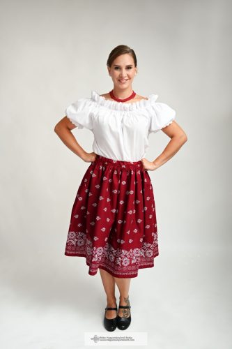 Hungarian folk dancer skirt