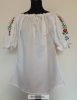 Hungarian women's embroidered blouse- Virág