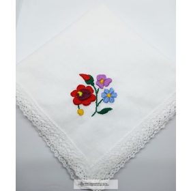 Embroidered handkerchief, kalocsa