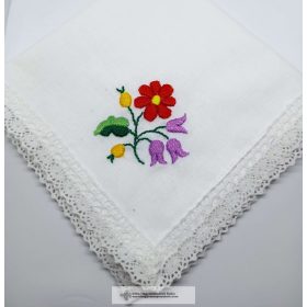 EMBROIDERED HANDKERCHIEF, Kalocsa